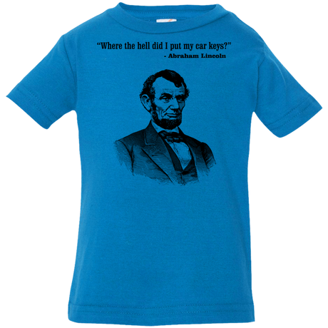 T-Shirts Cobalt / 6 Months Lincoln car keys Infant Premium T-Shirt