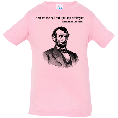 T-Shirts Pink / 6 Months Lincoln car keys Infant Premium T-Shirt