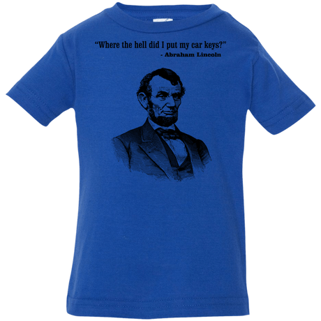 T-Shirts Royal / 6 Months Lincoln car keys Infant Premium T-Shirt