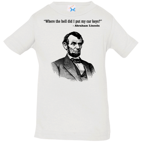 T-Shirts White / 6 Months Lincoln car keys Infant Premium T-Shirt