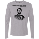 T-Shirts Heather Grey / Small Lincoln car keys Men's Premium Long Sleeve