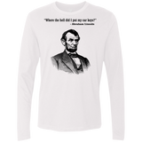 T-Shirts White / Small Lincoln car keys Men's Premium Long Sleeve