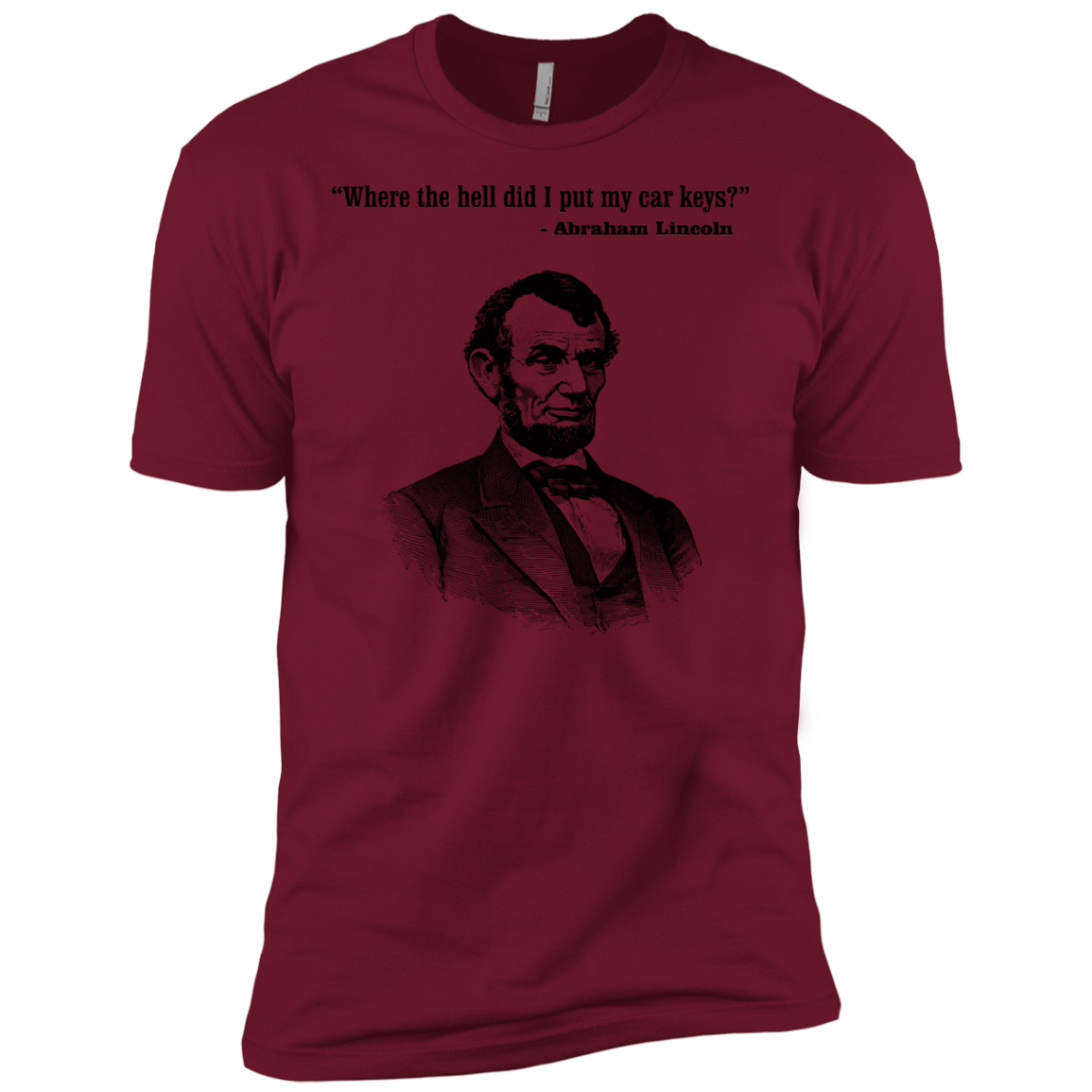 T-Shirts Cardinal / X-Small Lincoln car keys Men's Premium T-Shirt