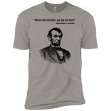 T-Shirts Light Grey / X-Small Lincoln car keys Men's Premium T-Shirt