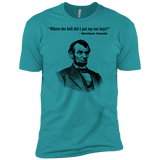 T-Shirts Tahiti Blue / X-Small Lincoln car keys Men's Premium T-Shirt
