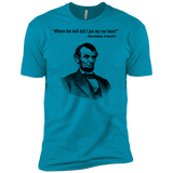 T-Shirts Turquoise / X-Small Lincoln car keys Men's Premium T-Shirt