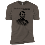 T-Shirts Warm Grey / X-Small Lincoln car keys Men's Premium T-Shirt