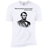 T-Shirts White / X-Small Lincoln car keys Men's Premium T-Shirt
