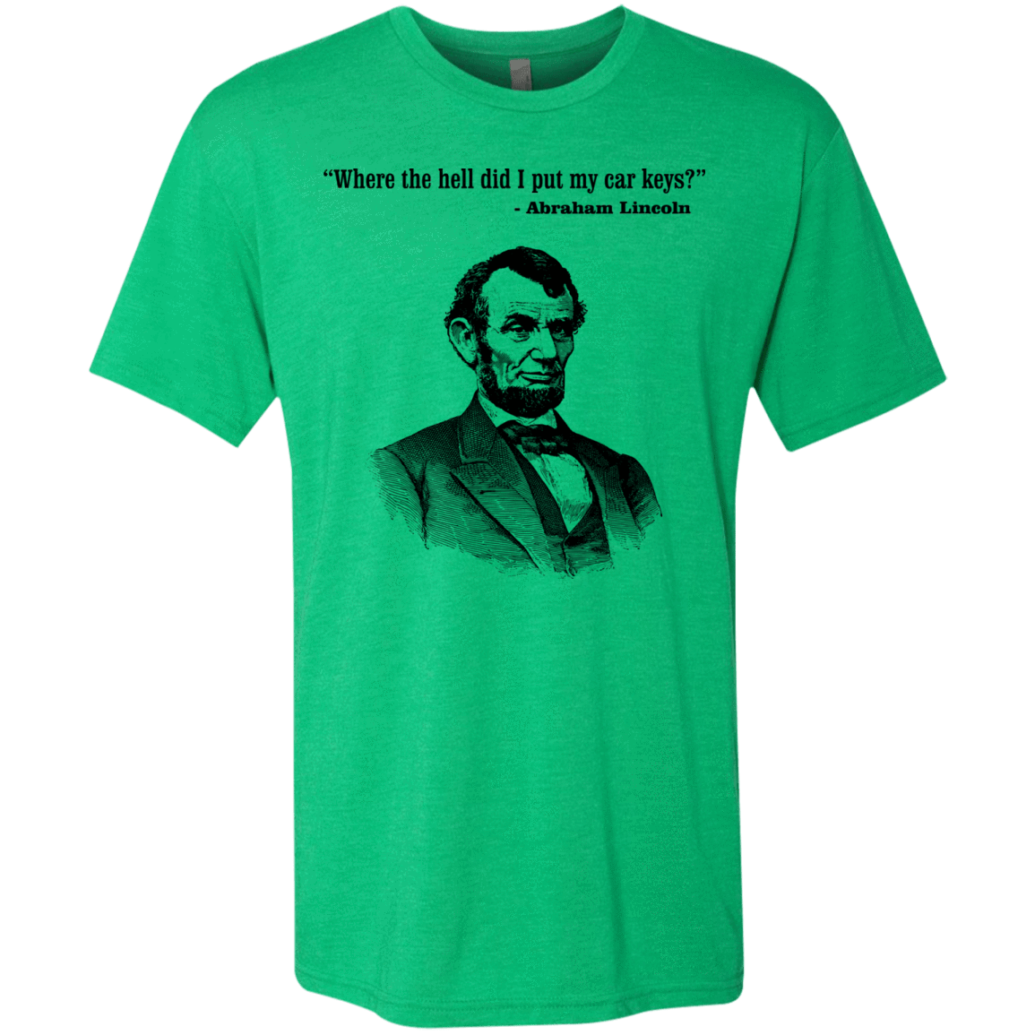 T-Shirts Envy / Small Lincoln car keys Men's Triblend T-Shirt