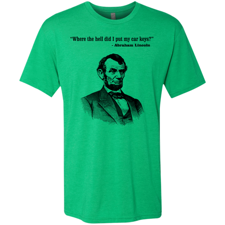 T-Shirts Envy / Small Lincoln car keys Men's Triblend T-Shirt
