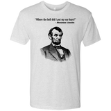 T-Shirts Heather White / Small Lincoln car keys Men's Triblend T-Shirt