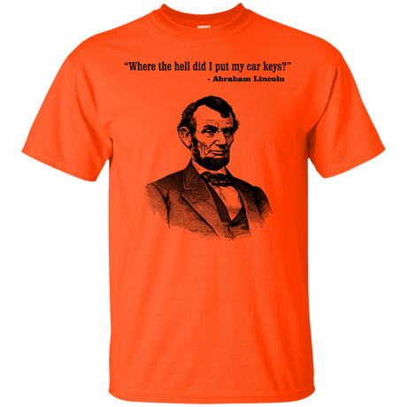 T-Shirts Orange / Small Lincoln car keys T-Shirt