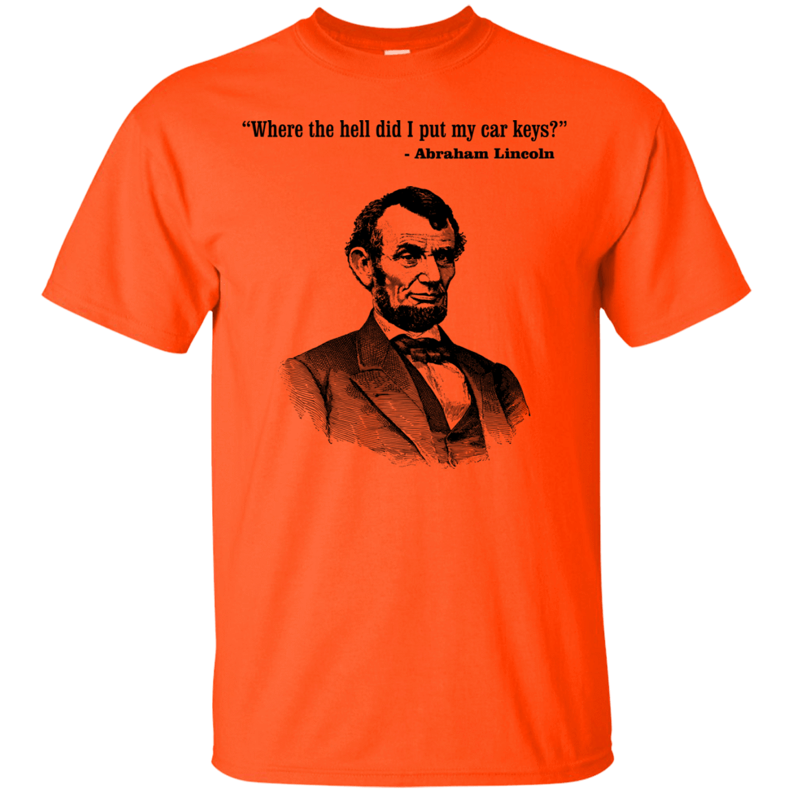 T-Shirts Orange / Small Lincoln car keys T-Shirt