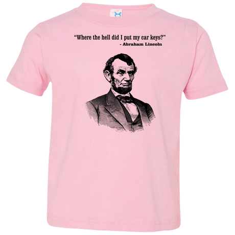 T-Shirts Pink / 2T Lincoln car keys Toddler Premium T-Shirt