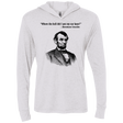 T-Shirts Heather White / X-Small Lincoln car keys Triblend Long Sleeve Hoodie Tee