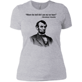 T-Shirts Heather Grey / X-Small Lincoln car keys Women's Premium T-Shirt