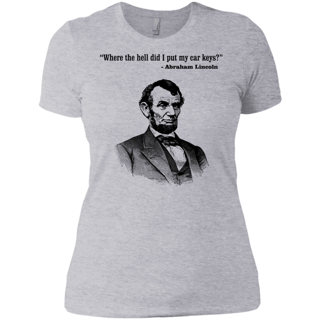 T-Shirts Heather Grey / X-Small Lincoln car keys Women's Premium T-Shirt