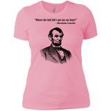 T-Shirts Light Pink / X-Small Lincoln car keys Women's Premium T-Shirt