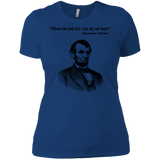 T-Shirts Royal / X-Small Lincoln car keys Women's Premium T-Shirt