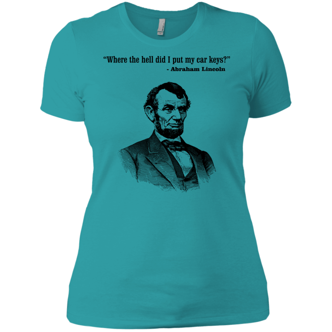 T-Shirts Tahiti Blue / X-Small Lincoln car keys Women's Premium T-Shirt