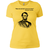 T-Shirts Vibrant Yellow / X-Small Lincoln car keys Women's Premium T-Shirt