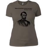 T-Shirts Warm Grey / X-Small Lincoln car keys Women's Premium T-Shirt
