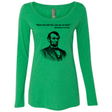 T-Shirts Envy / Small Lincoln car keys Women's Triblend Long Sleeve Shirt
