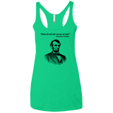 T-Shirts Envy / X-Small Lincoln car keys Women's Triblend Racerback Tank