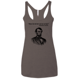 T-Shirts Macchiato / X-Small Lincoln car keys Women's Triblend Racerback Tank