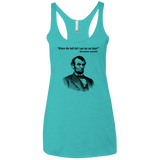 T-Shirts Tahiti Blue / X-Small Lincoln car keys Women's Triblend Racerback Tank