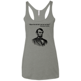 Lincoln car keys Women's Triblend Racerback Tank