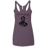 T-Shirts Vintage Purple / X-Small Lincoln car keys Women's Triblend Racerback Tank