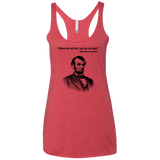 T-Shirts Vintage Red / X-Small Lincoln car keys Women's Triblend Racerback Tank