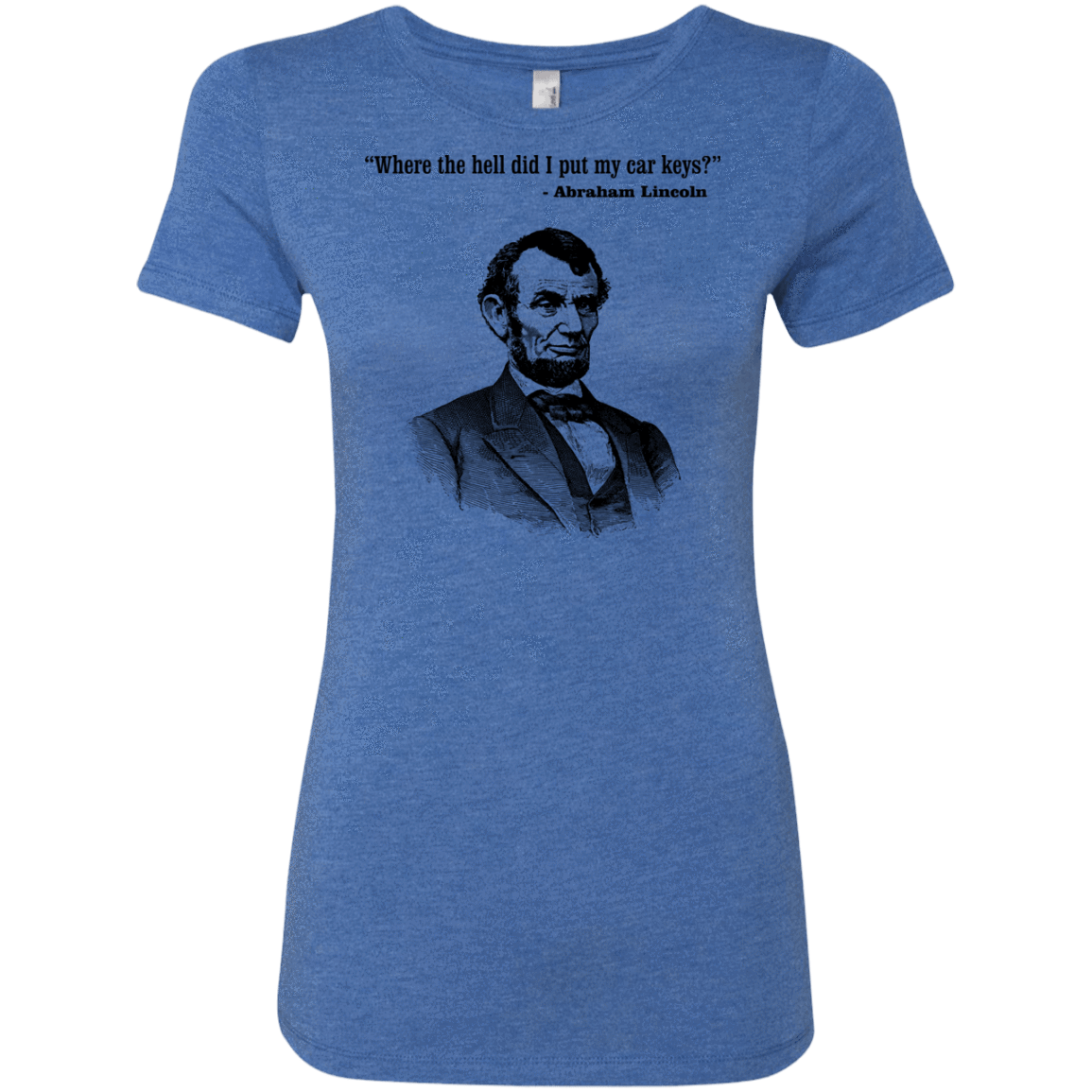 T-Shirts Vintage Royal / Small Lincoln car keys Women's Triblend T-Shirt