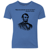 T-Shirts Vintage Royal / YXS Lincoln car keys Youth Triblend T-Shirt