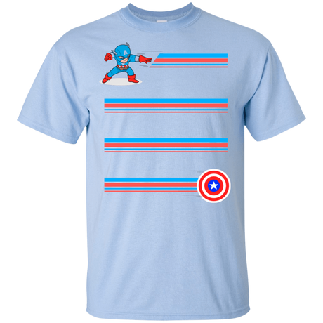 T-Shirts Light Blue / S Line Captain T-Shirt