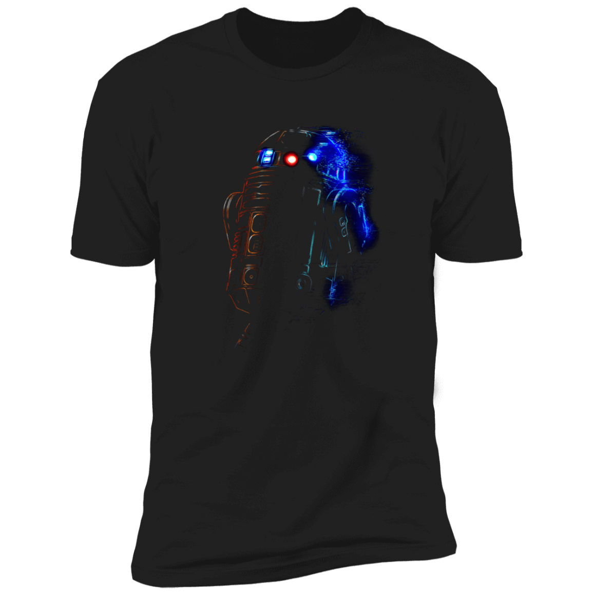 T-Shirts Black / X-Small Line Droid Men's Premium T-Shirt