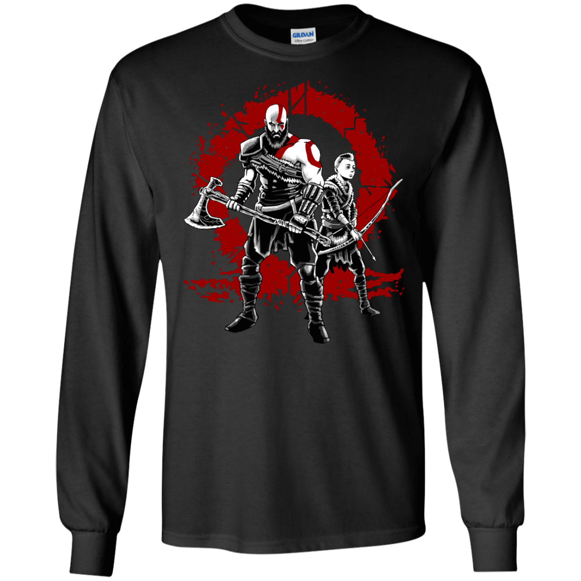 T-Shirts Black / S Lineage of War Men's Long Sleeve T-Shirt