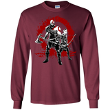 T-Shirts Maroon / S Lineage of War Men's Long Sleeve T-Shirt