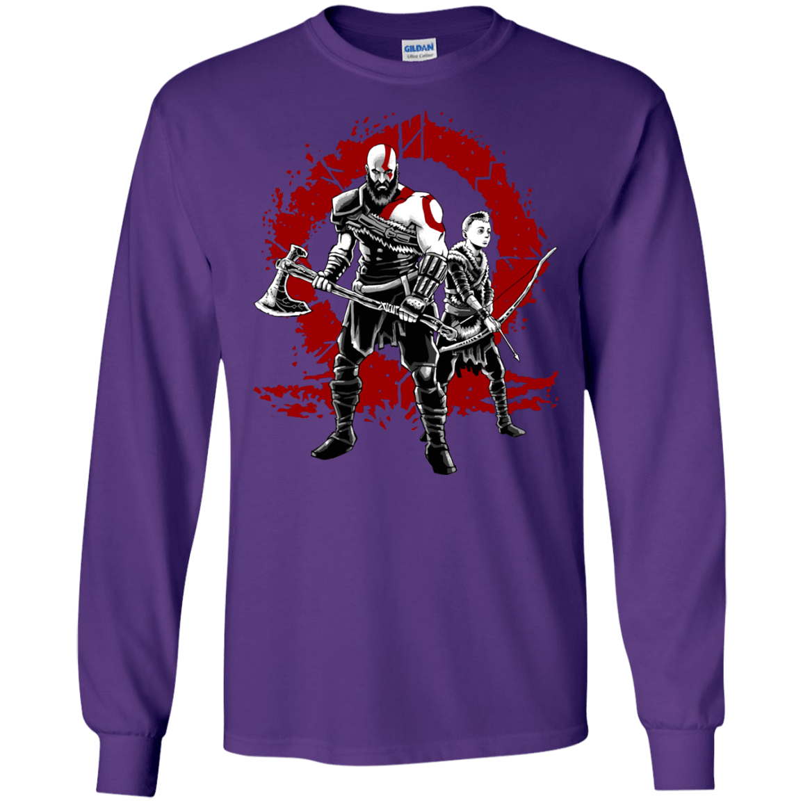 T-Shirts Purple / S Lineage of War Men's Long Sleeve T-Shirt