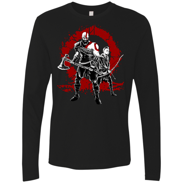 T-Shirts Black / S Lineage of War Men's Premium Long Sleeve