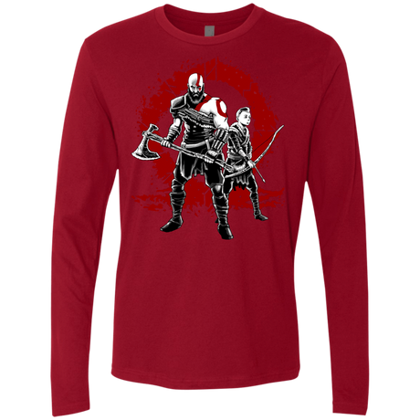 T-Shirts Cardinal / S Lineage of War Men's Premium Long Sleeve