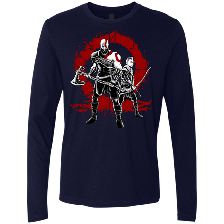 T-Shirts Midnight Navy / S Lineage of War Men's Premium Long Sleeve