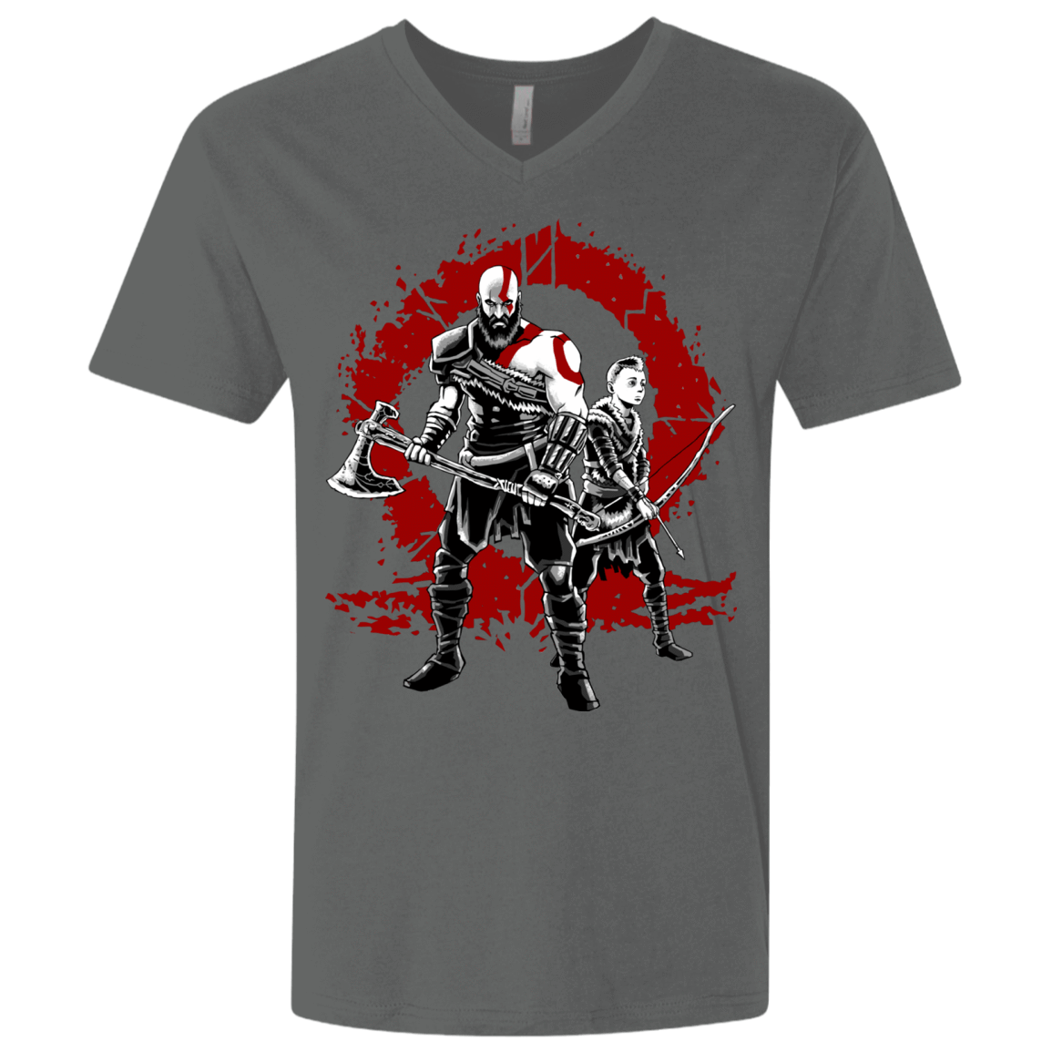 T-Shirts Heavy Metal / X-Small Lineage of War Men's Premium V-Neck