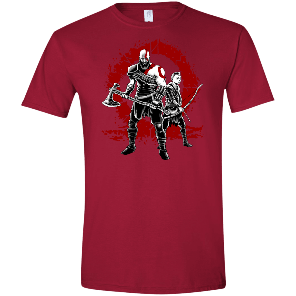 T-Shirts Cardinal Red / S Lineage of War Men's Semi-Fitted Softstyle