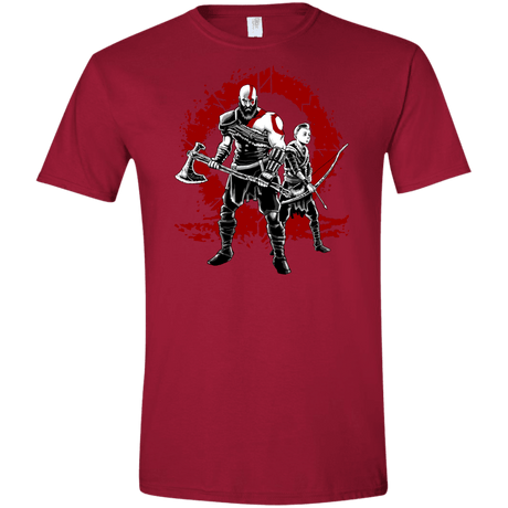 T-Shirts Cardinal Red / S Lineage of War Men's Semi-Fitted Softstyle