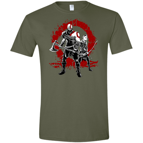 T-Shirts Military Green / S Lineage of War Men's Semi-Fitted Softstyle