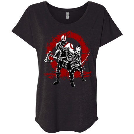 T-Shirts Vintage Black / X-Small Lineage of War Triblend Dolman Sleeve