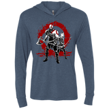 T-Shirts Indigo / X-Small Lineage of War Triblend Long Sleeve Hoodie Tee