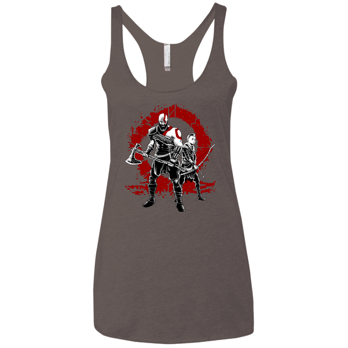 T-Shirts Macchiato / X-Small Lineage of War Women's Triblend Racerback Tank